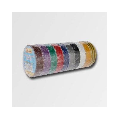Páska izolačních PVC 19mmx10m barevná bal/10ks (cena za 1ks)